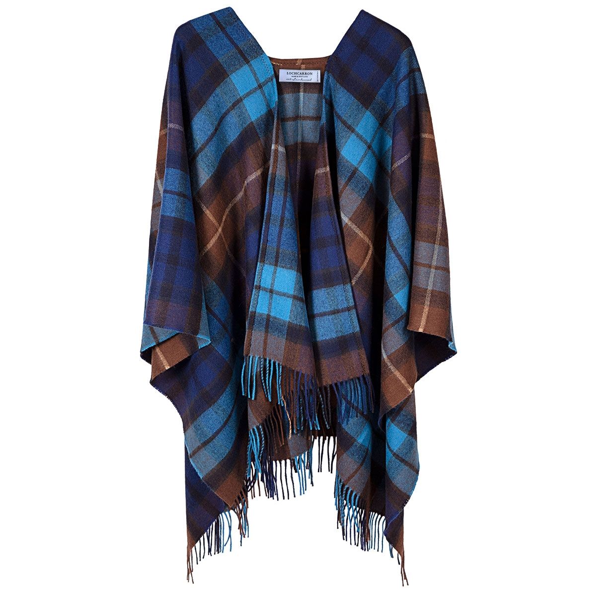 Lambswool Serape Buchanan Blue Tartan